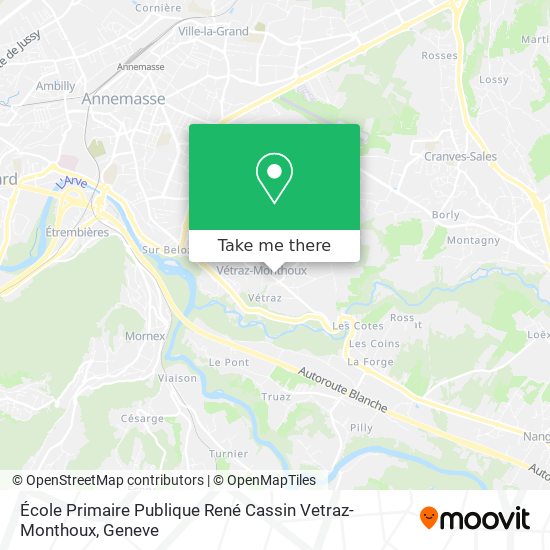 École Primaire Publique René Cassin Vetraz-Monthoux map