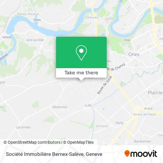 Société Immobilière Bernex-Salève Karte