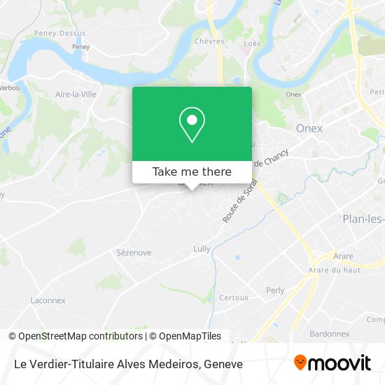 Le Verdier-Titulaire Alves Medeiros map