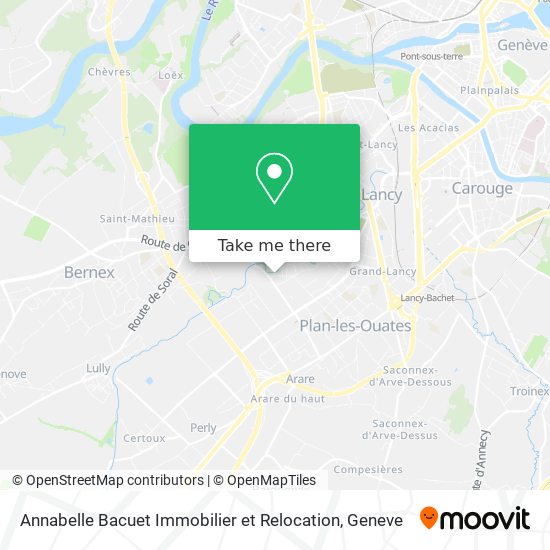 Annabelle Bacuet Immobilier et Relocation map