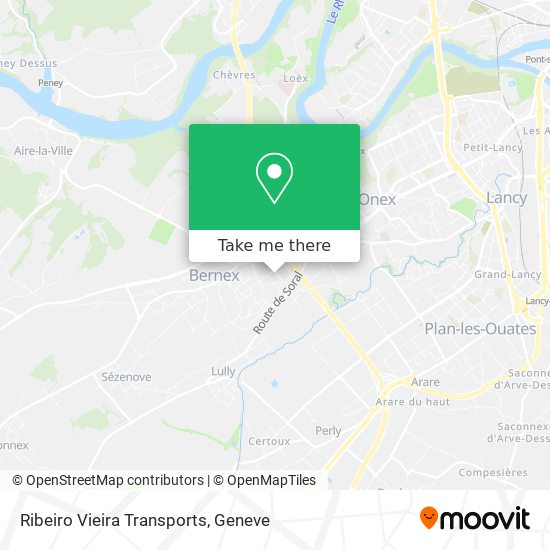 Ribeiro Vieira Transports map