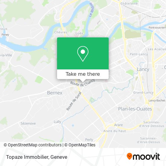 Topaze Immobilier map