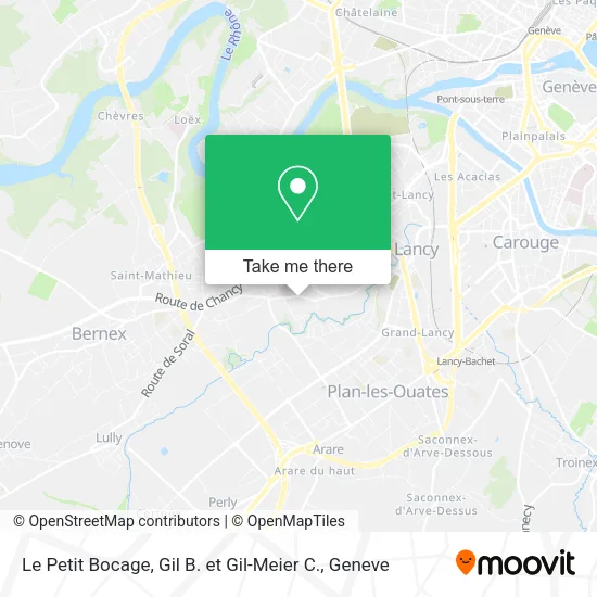 Le Petit Bocage, Gil B. et Gil-Meier C. map