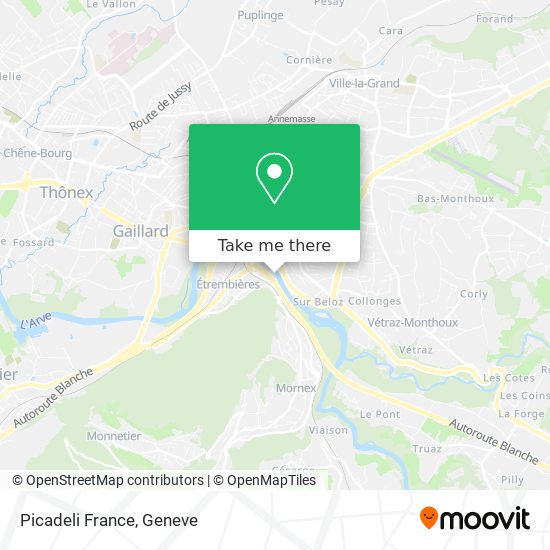 Picadeli France map