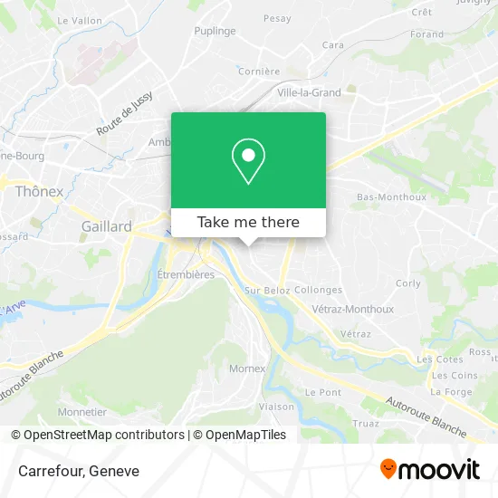 Carrefour map