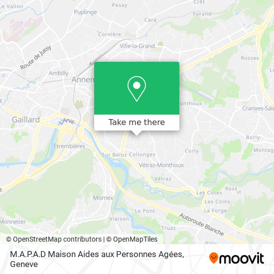 M.A.P.A.D Maison Aides aux Personnes Agées map