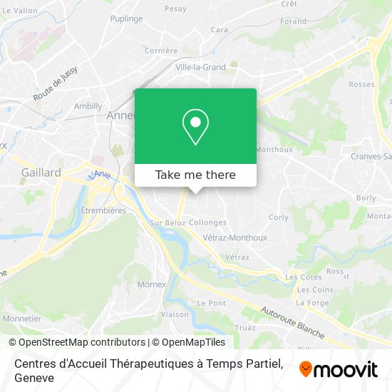 Centres d'Accueil Thérapeutiques à Temps Partiel map