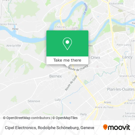 Cipel Electronics, Rodolphe Schöneburg map