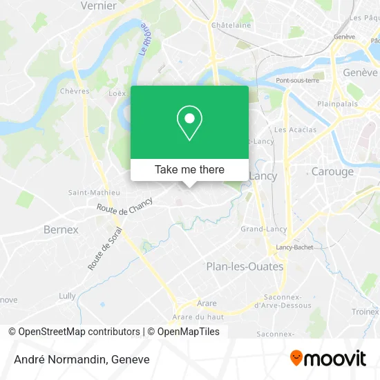 André Normandin map