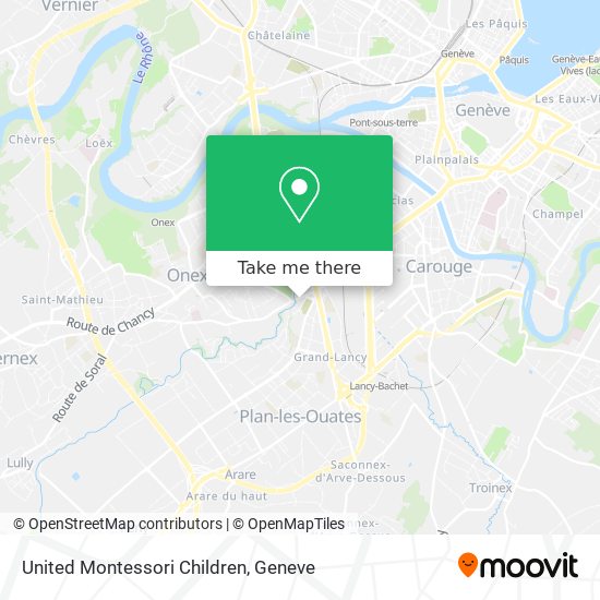 United Montessori Children map