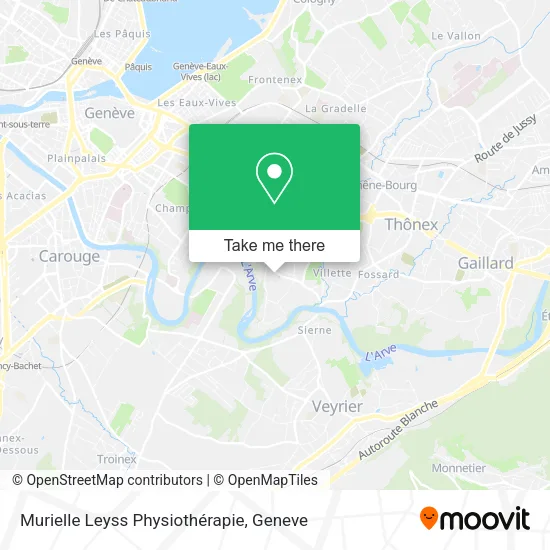 Murielle Leyss Physiothérapie map