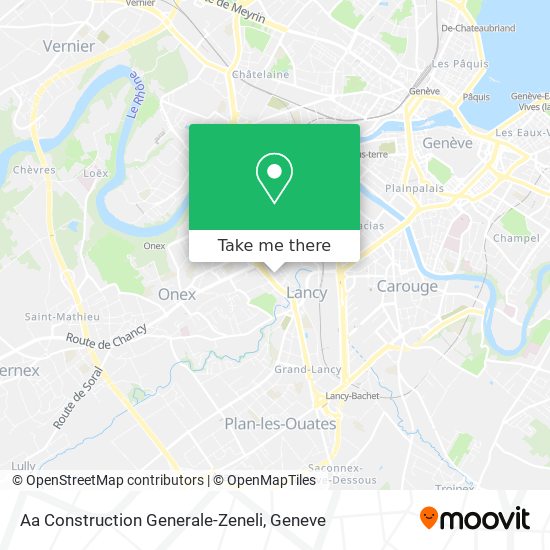 Aa Construction Generale-Zeneli map