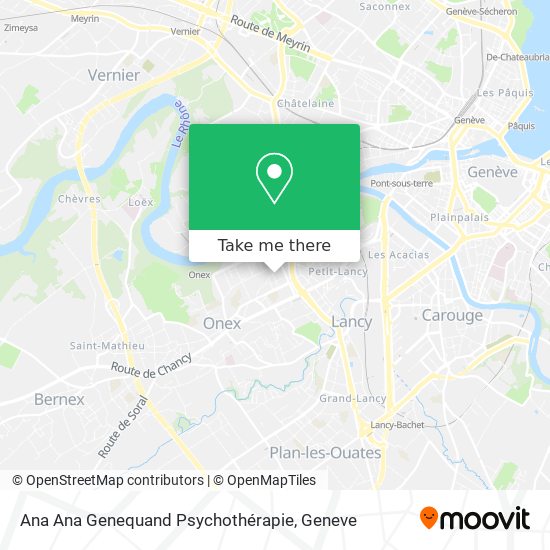Ana Ana Genequand Psychothérapie map
