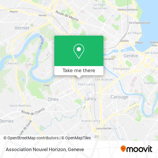 Association Nouvel Horizon Karte