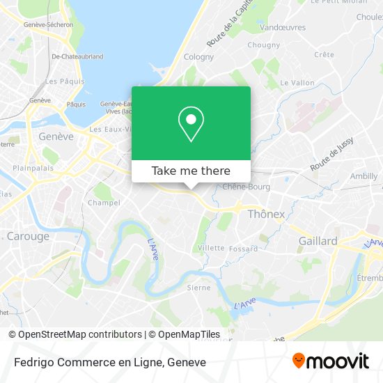 Fedrigo Commerce en Ligne map