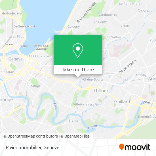 Rivier Immobilier map
