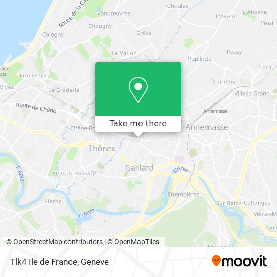 Tlk4 Ile de France map