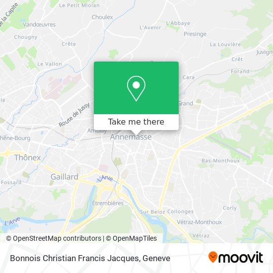 Bonnois Christian Francis Jacques map