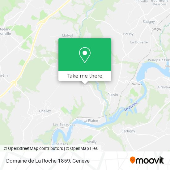 Domaine de La Roche 1859 Karte