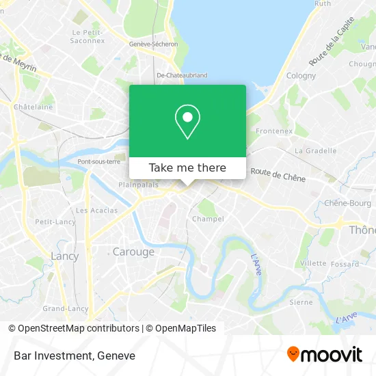 Bar Investment map