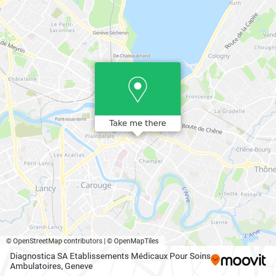 Diagnostica SA Etablissements Médicaux Pour Soins Ambulatoires map