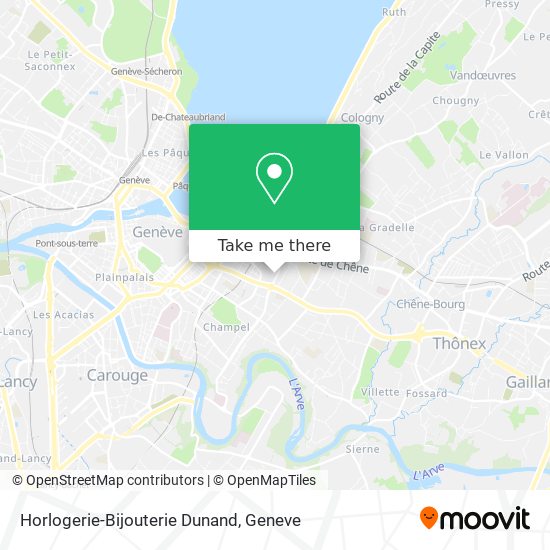 Horlogerie-Bijouterie Dunand map