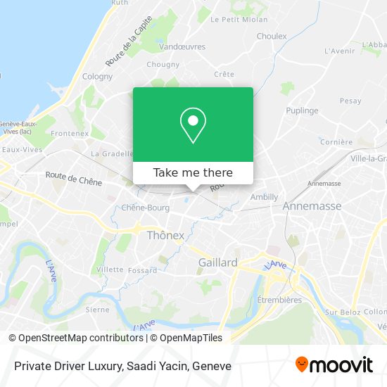 Private Driver Luxury, Saadi Yacin map