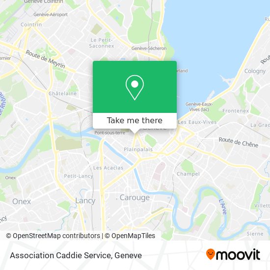 Association Caddie Service map