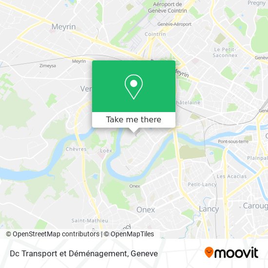Dc Transport et Déménagement map