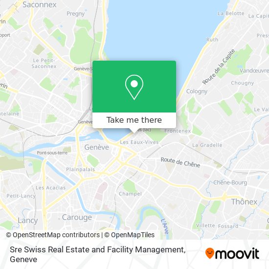 Sre Swiss Real Estate and Facility Management map