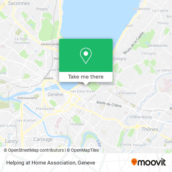 Helping at Home Association map