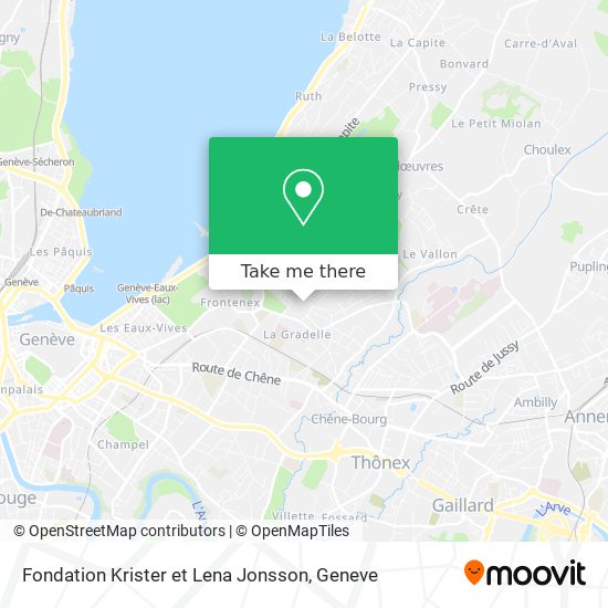 Fondation Krister et Lena Jonsson map