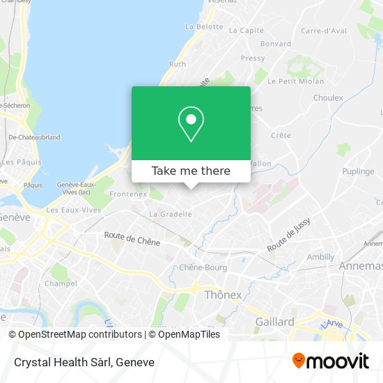 Crystal Health Sàrl map