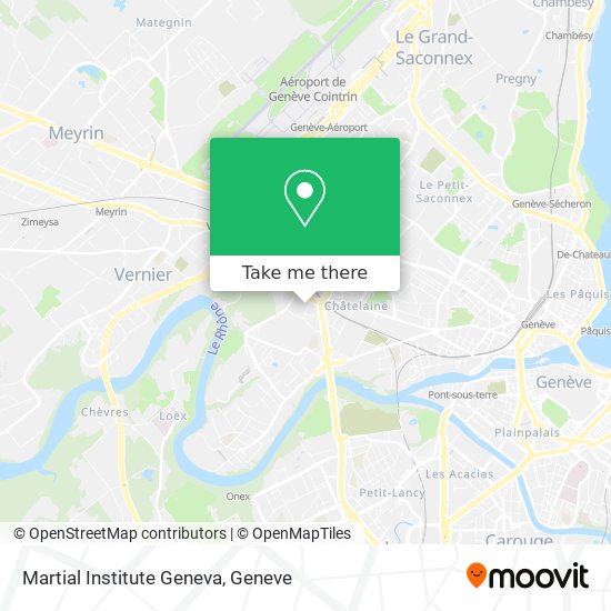 Martial Institute Geneva map