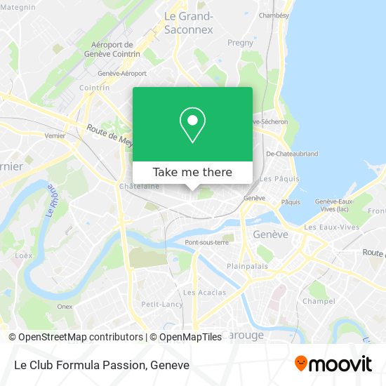 Le Club Formula Passion map