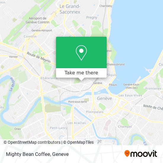 Mighty Bean Coffee map