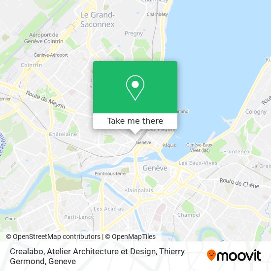 Crealabo, Atelier Architecture et Design, Thierry Germond map