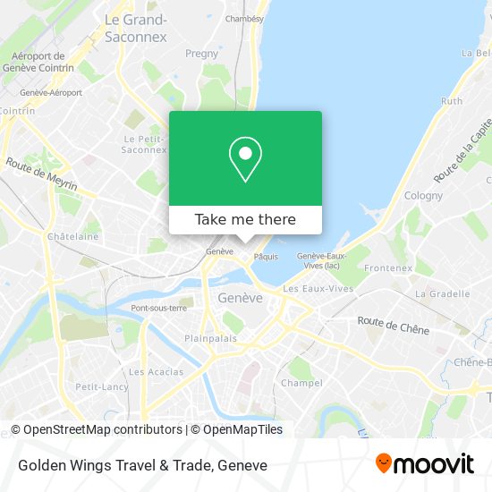 Golden Wings Travel & Trade Karte
