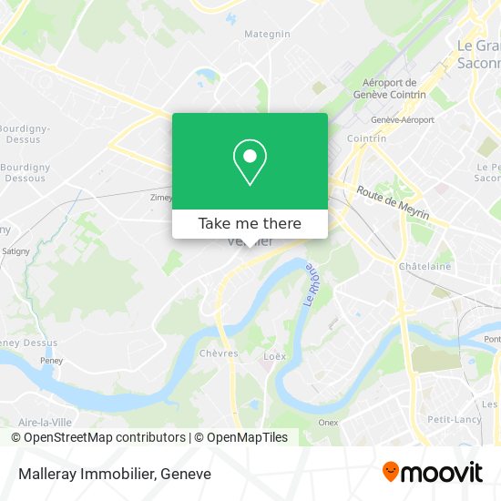 Malleray Immobilier map