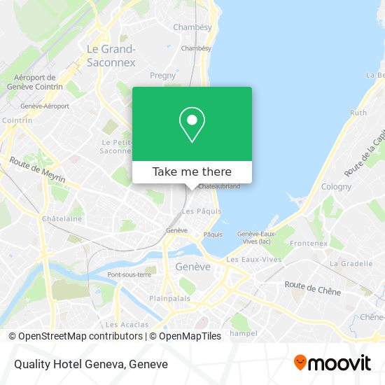 Quality Hotel Geneva map