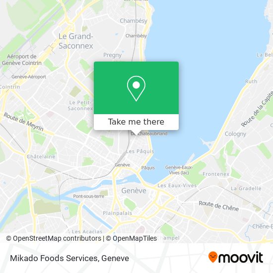 Mikado Foods Services map