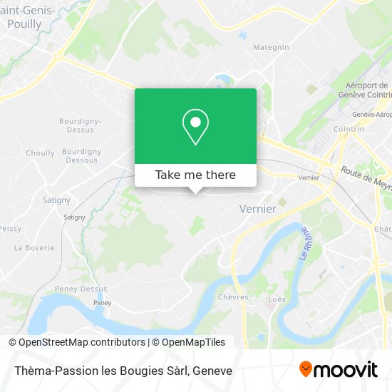 Thèma-Passion les Bougies Sàrl map