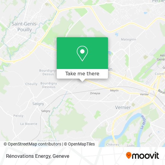 Rénovations Energy map