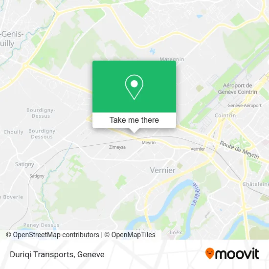 Duriqi Transports map