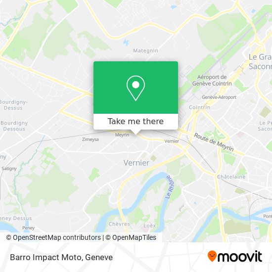 Barro Impact Moto map