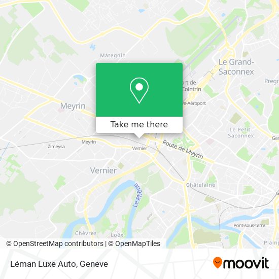 Léman Luxe Auto map
