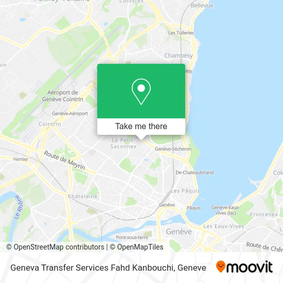 Geneva Transfer Services Fahd Kanbouchi map