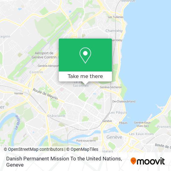 Danish Permanent Mission To the United Nations map