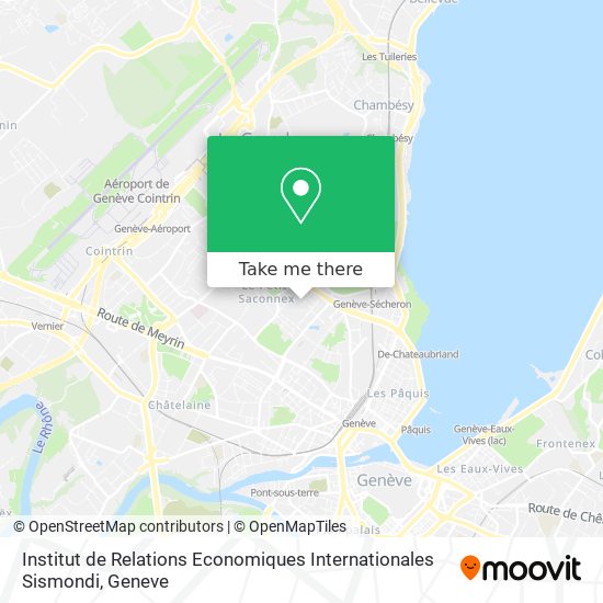 Institut de Relations Economiques Internationales Sismondi map