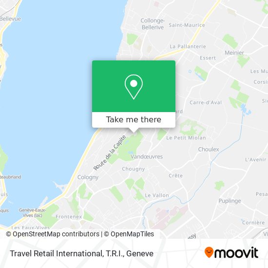 Travel Retail International, T.R.I. map